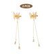 thumbnail image 5 of Jumpingount Paquete de 2 horquillas con borlas, pinzas para el pelo voladoras móviles, accesorios para peinados Accesorio para el cabello Oro Jumpingount AP011182-01B, 5 of 6