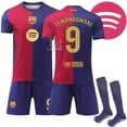 thumbnail image 1 of 2425 New Barcelona Home Sports Football Jersey No. 9 #LEWANDOWSKI Jersey, 1 of 2
