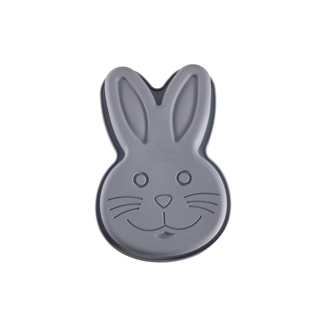 Pans de Hornear de Silicona para Horno Conejo Molde de Pastel Conejo de Pascua en Forma de Tarta Pan 29.5 X 20 X 5.3 cm Fiesta de Cumpleaños de Vacaciones Chocolate Conejo de Pascua