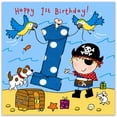 thumbnail image 2 of Twizler 1st Birthday Card for Boys - Pirate - Children's Age 1 Happy Birthday Greeting Card for Son Grandson Nephew Kids, 2 of 5