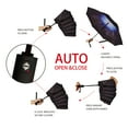 thumbnail image 4 of Inverted Umbrella Double Layer Automatic Folding Reserve Umbrella Windproof UV Protection for Rain Car Travel Outdoor Men Women, Starry Sky, 4 of 7