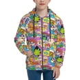 thumbnail image 2 of Rugrats Teens Sweatshirts Novelty Print Zip Up Hoodie Jacket Long Sleeve Hooded Sweatshirt Hoody Coat With Pocket X-Large, 2 of 8