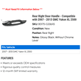thumbnail image 2 of Rear Right Door Handle - Compatible with 2007 - 2013 GMC Yukon XL 2500 2008 2009 2010 2011 2012, 2 of 2