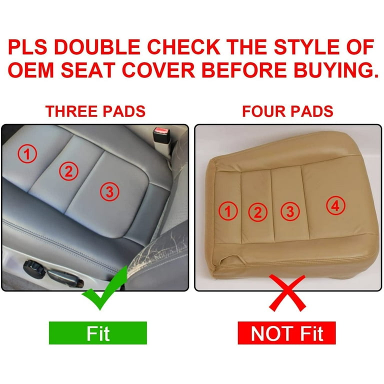 SUPER DUTY FRONT LEFT DRIVER SEAT CUSHION PAD FIT FOR FORD F250