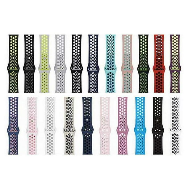 Banda Sport de Silicón Resistente Sport Collection 38/40/41mm ML Antique White Black/Blanco Vintage Negro S123456SE789 S