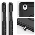 thumbnail image 6 of Case for Samsung Galaxy Tab S11 2025 with Screen Protector, 360 Degree Rotating Kickstand Hand Strap Heavy Duty Shockproof Cover with Shoulder Strap, Black, 6 of 7