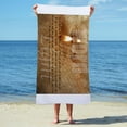 thumbnail image 3 of CafePress - The Light Of Men - Large Beach Towel, Soft 30"x60" Towel with Unique Design, 3 of 4