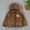 Brown, variant on TAGOLD Kids Coats, Toddler Kids Baby Boys Girls Fashion Cute Solid Color Keep Warm Zipper Bear Ear Hooded Jacket Coat
