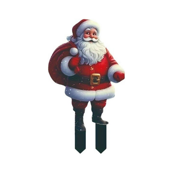 Clothes Storage Organizer S Christmas Decoration: Santa Ground insertion Outdoor Decoration inserting Decorations on The Ground