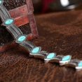 thumbnail image 4 of Turquoise Necklace Silver Short Necklace Choker Personalize Boho Necklace Jewelry for Women and Girls, 4 of 5