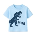 thumbnail image 5 of HILEELANG 2-7T Toddler/Little Boys Dino ROAR Graphic 100% Cotton 2-Piece Outfit Set Size 4T, 5 of 6