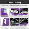thumbnail image 4 of Sports Drawstring Backpack - String Swim Gym Bag with Shoes Compartment and Wet Proof Pocket for Women&Men, 4 of 5