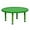 Green, variant on 33" Round Green Plastic Height Adjustable Activity Table
