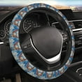 thumbnail image 4 of Cauagu Dog Angel Ascension Print Car Steering Wheel Cover - Universal Car Accessory for Diverse Cars for Steering Wheel with a Diameter of 14.5"-15", 4 of 7