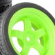thumbnail image 3 of 4 piezas de neumáticos para coche RC 1/16 1/12 1/14, modificación de vehículos, modelo de repuestos para coche Verde, 3 of 4