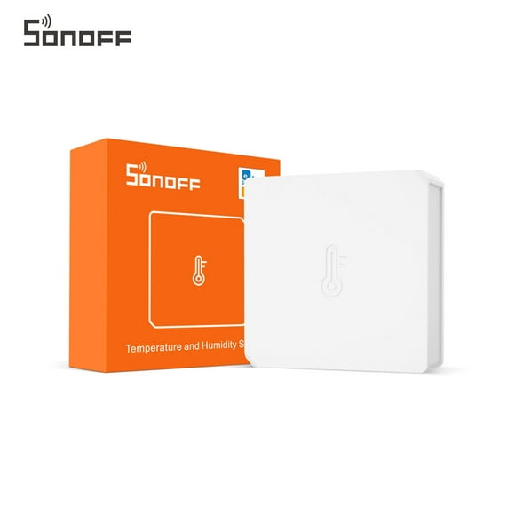 SONOFF SNZB-02 ZigBee Mini capteur de température et d'humidité intérieure pour vérifier le climat de la pièce, thermomètre hygromètre intérieur avec alerte, fonctionne avec Alexa, Google Home 1Pack