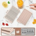 thumbnail image 5 of Mini Ice Cube Trays, Small Tiny Round Pebble Crushed Nugget Ice Trays for Freezer with Lid - Chilling Drinks Coffee Juice, 5 of 7
