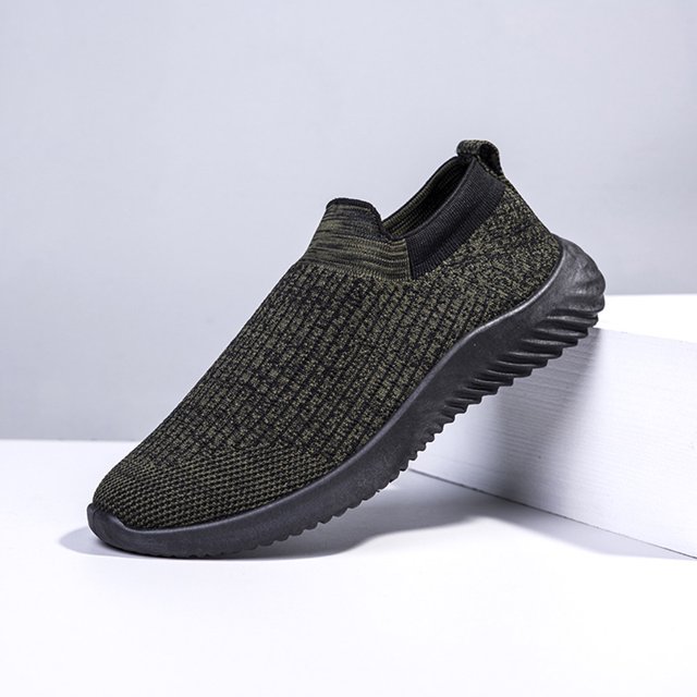 Zapatos Zapatillas Casuales Mocasines informales para hombre, planos transpirables acolchados para uso diario (44 verde) Likrtyny Tenis De Mujer Tenis De Hombre