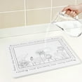thumbnail image 3 of Unique Bargains Elegant Quick Dry Dish Drying Mats for Dishes Lotus, 3 of 6