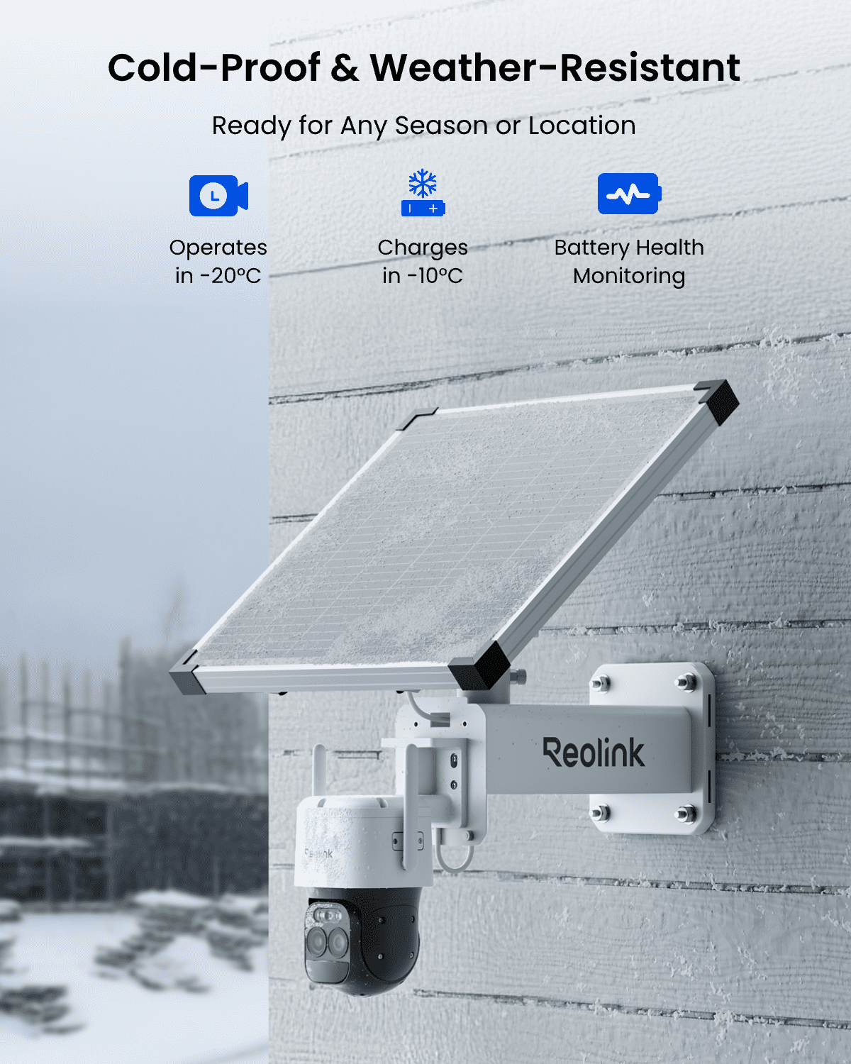 Reolink TrackMix LTE Plus 2 4G Solar Outdoor Camera, ColorX Night Vision, Auto Tracking, 512GB, 24/7 Recording