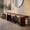 Dark Brown, variant on Taran Designs Darcy 75" Live Edge Solid Wood Dining Bench in Brown