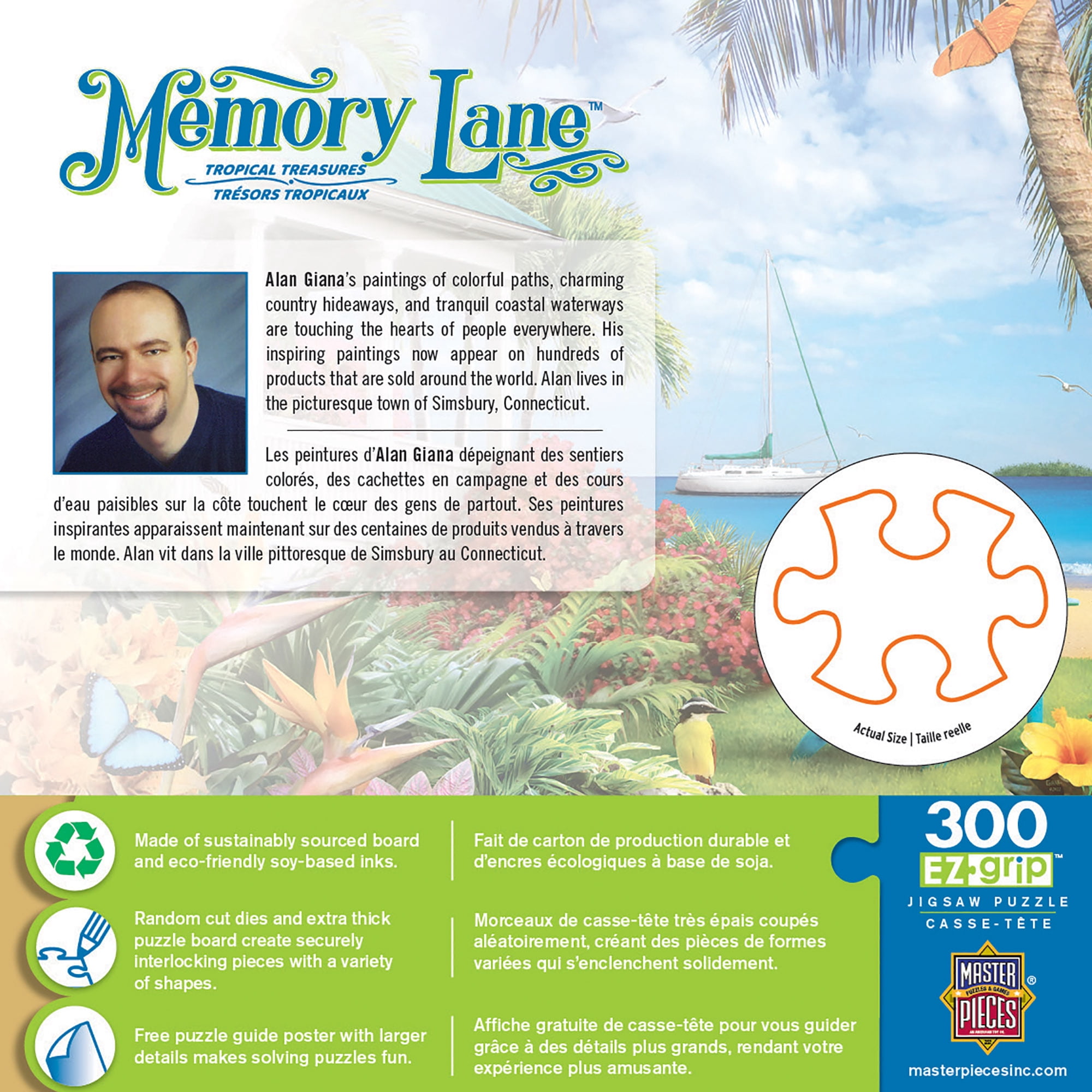 Memory Lane - Tropical Treasures 300 Piece EZ Grip Puzzle