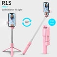 thumbnail image 2 of Peggybuy Bluetooth-compatible Selfie Stick Foldable Tripod with Fill Light Remote, 2 of 8