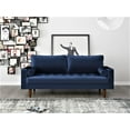 thumbnail image 4 of Uspridefurniture Hazen 2 Piece Velvet Living Room Set, Blue, 4 of 5