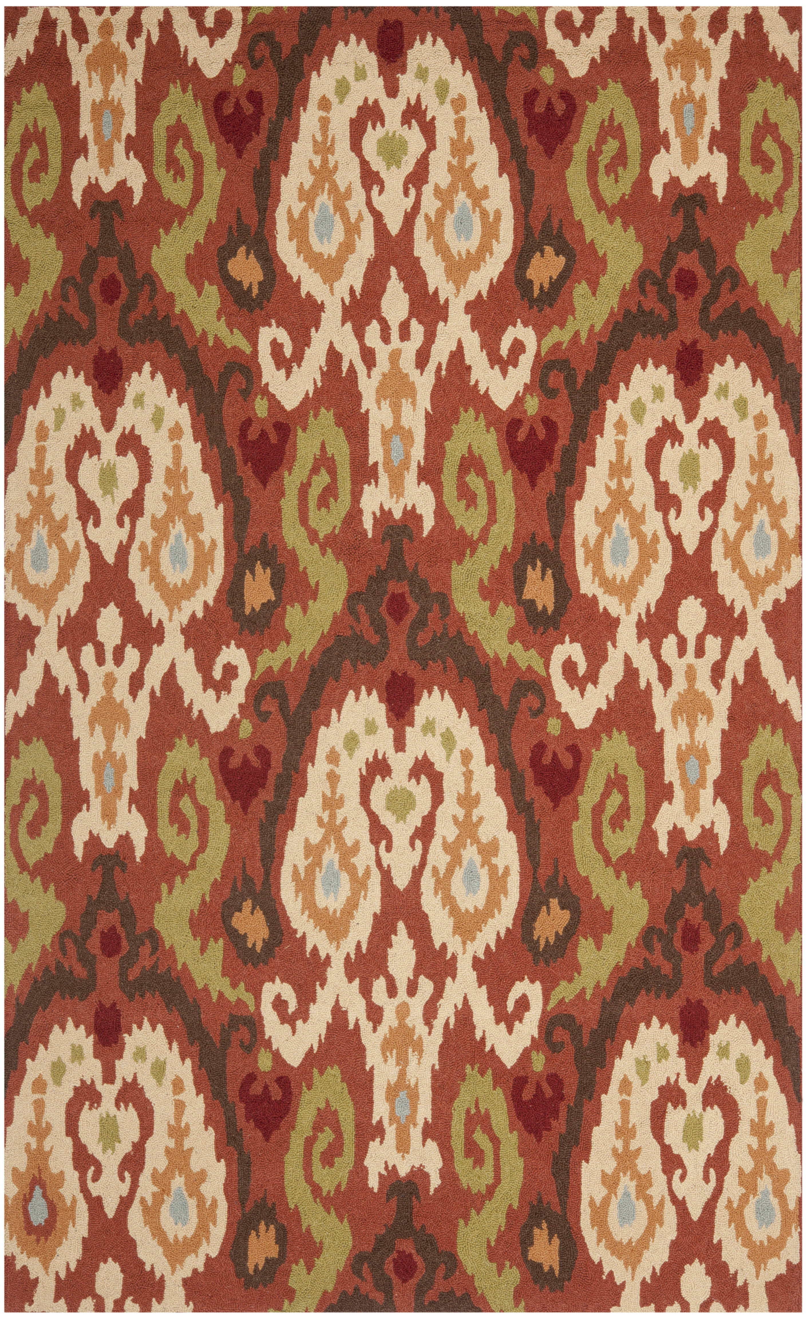 Safavieh Chelsea Landen Southwestern Area Rug, Rust/Multi, 8' x 10'