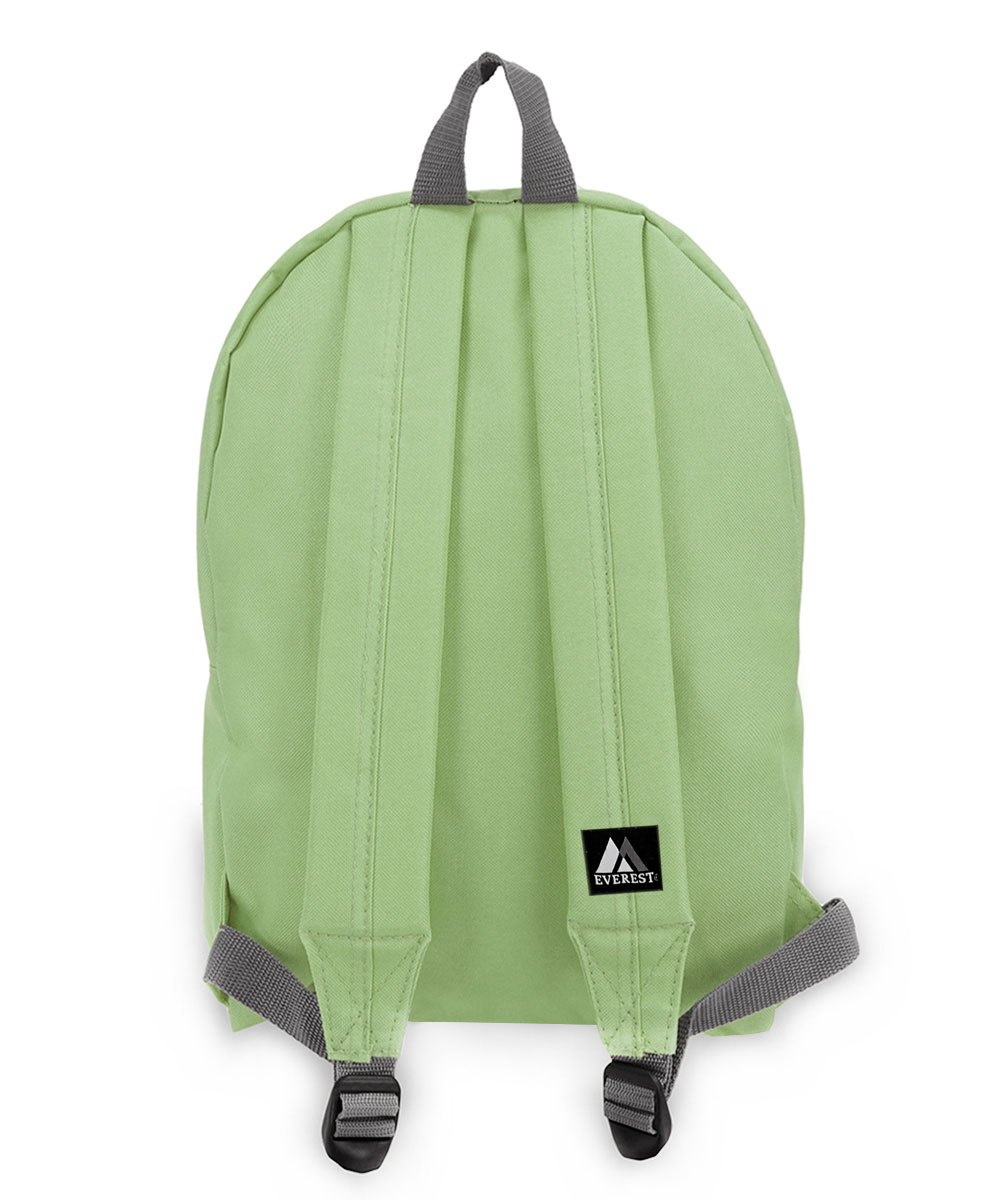 Everest 15" Basic Backpack, Jade All Ages, Unisex 1045K-JD, Carrier and Shoulder Book Bag for School, Work, Sports, and Travel - image 4 of 5