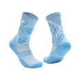 thumbnail image 4 of Elegant Choise 1-3 Pairs Athletic Cushioned Crew Socks, Athletic Running Socks Wicking One-size, 4 of 15