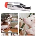 thumbnail image 3 of Walbest 2 PCS Automatic Pig Nipple Drinker Feeder Stainless Steel Piglets Cattle Waterer Drinking Dispenser Red Duckbilled Poultry Wate System, 3 of 7