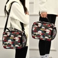 thumbnail image 5 of FORMRS Student Insulated Lunch Bag with Shoulder Strap Reusable Cooler Box for School, White Lucky Cat, 5 of 9