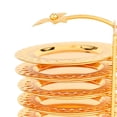 thumbnail image 3 of pitrice Dinnerware Set Dinner Plate and Spoon dessert display flat display flat plate Serving Dishes Dishwasher Safe Golden, 3 of 8