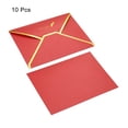 thumbnail image 3 of Unique Bargains Enveloppes d'Invitation à Rabat, Rouge, Lot de 10, 3 of 5