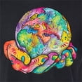 thumbnail image 6 of Wild Bobby Rainbow Painted I've Got The Whole World Dean Russo Design Inspirational/Christian Men Premium Tri Blend Tee, True Black, X-Large, 6 of 6