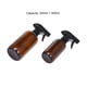 thumbnail image 3 of Juego de 2 botellas de vidrio para esencias y agua, diseño elegante y duradero, incluye 2 tapas intercambiables, ideal para uso personal y profesional., 3 of 6