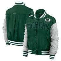 Women's Fanatics  Green Green Bay Packers Elements Wave Full-Snap Jacket