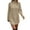 Beige, variant on Women Turtleneck Long Sleeve Knit Elasticity Slim Sweater Dress Sweater Dress for Women White S