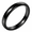 Black, variant on Unisex Stainless Steel 4mm Band Ring, Simple Smooth Rounded Ring for Men and Women, Sizes 6-13, Daily Wear Date Night Promise Gift for Him or Her