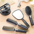 thumbnail image 1 of Plastic Salon Hair Comb And Mirror Set Hair Brush Massage Comb Mirror Holder, 1 of 6
