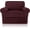 Burgundy, variant on 3 Piece T Cushion Sofa Slipcover Set, Stretch Machine Washable Couch Protector with 2 Individual T Cushion Covers for Living Room Furniture