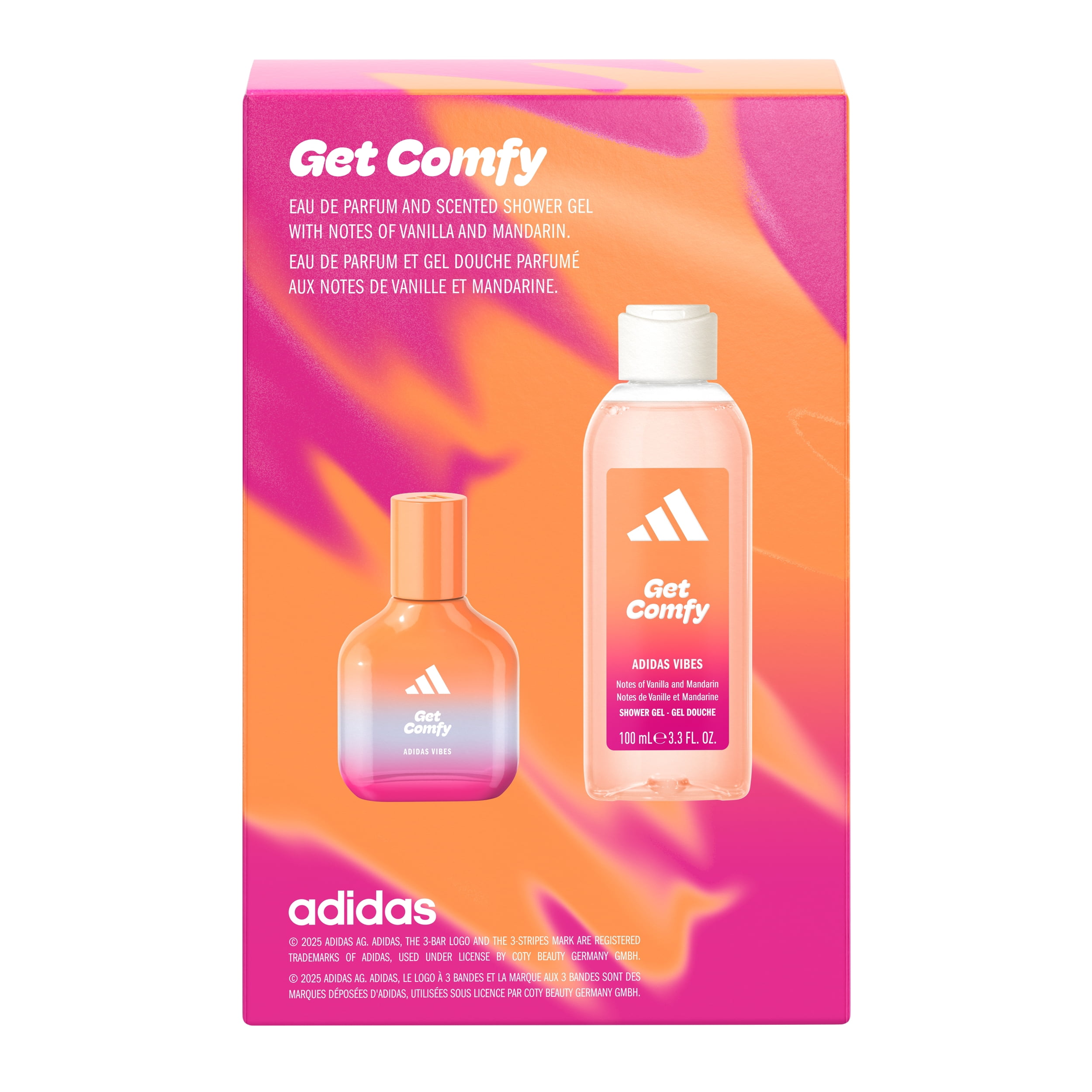 adidas Vibes Giftset including Get Comfy Eau de Perfume and Shower Gel