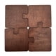 thumbnail image 5 of Posavasos de madera, posavasos, rompecabezas, reutilizables, regalos de inauguración de la casa, de mesa 4 piezas, 5 of 9