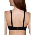 thumbnail image 2 of Vanity Fair Womens Body Caress Full Coverage Wirefree Bra, 34B, Midnight Black, 2 of 5