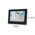 thumbnail image 2 of Estbridge Digital Frame Clearance Picture Video Playback Electronic Photo Album  7 Inch Digital Electronic Photo Frame  Gift for and Family  LCD Digital Photo Frame Black-w, 2 of 5