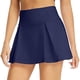 thumbnail image 2 of Faldas de tenis para mujer con pantalones cortos interiores - Cintura alta elástica - Faldas pantalón deportivas de golf con bolsillos laterales, 2 of 2
