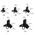 thumbnail image 5 of 100pcs Fishing Hooks Holder Hook Bonnets Caps, Hook Covers, Hooks Tackle Accessory - black +black , 03, 5 of 6