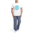 thumbnail image 5 of CafePress - Blue Tribal Turtle Sun Pajamas - Men's Light Loose Fit Cotton Pajama Set, 5 of 7