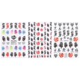 thumbnail image 1 of 3 Sheets Dragon Nail Art Stickers Chinese Character Design Self-Adhesive Decals, 1 of 3